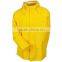 Men's Yellow Waterproof Light Weight Rain Jacket