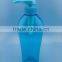 500ml empty pet oil bottle transparent hair conditioner bottle with pump