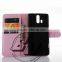 Manufacturer Wholesale Flip Magnetic wallet leather case with card slots For ZTE Axon pro lowest price