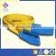 High Strength Polyester Flat Eye and Eye Price Webbing Sling with Capacity Stripes