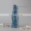 BSCI SEDEX Audit Popular Blue Ceramic Flower Vase for Home Decoration