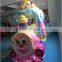 14 seats mini sweet candy tourist kiddie track train for sales