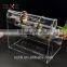 free standing custom clear acrylic jewelry display stand