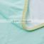 Bound Pu Coated Cotton Terry Patchwork / Plain Dyed Warm Bed Sheets
