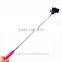 Hot sale smartphone selfie stick with bluetooth camera button, monopod selfie-stick