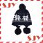 Simplicity Earflap and Pom Balls Women's Knit Winter Beanie Hat