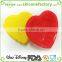 100% food grade Valentine cute heart shaped silicone baking cup, silicone baking mold