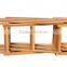 Extendable/Foldable Lattice Bamboo Standing Wine Display Rack