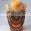 Exaggeration is big and heavy diamond necklace,Women's accessories