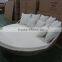 Outdoor Hanging Rattan Sunbed Round swing daybed