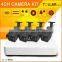 new arrival 4CH IP 720P outdoor bullet cctv camera system kit