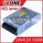 (s-100-24)Switching Mode 110V 220V AC Input To DC Output 100W 24V Power Supply