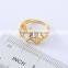 High quality yellow gold ring plated white butterfly shape cubic zirconia ring India snapdeal flipkart