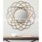 Industrial style furniture wall mirror , Safavieh Galaxy Wall Antique Gold Mirror