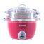 national drum shape rice cooker with stainless steel innerpot and stainless steel steamer