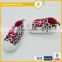 wholesale korean style fashion leopard grain with shoelaces child non-slip soft baby shoes