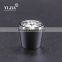 Furniture Drawer Chrome Plated Cylindrical Shape Crystal Knob