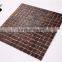 SMH07 Thickness 4mm gold line mosaic Brown glass mosaic Bathroom tile glass mosaic