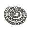 Manufacture Decorative Metal Black Double Link Chain