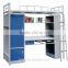 Modern Design School Dormitory Furniture Metal Single Bunk Bed for Adults