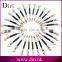 Double-ended disposable eyeshadow lip applicator