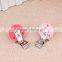 Wholesale Silicone Silicone Rounded Shape Clip Assemble with Pacify
