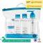 YUHUI Clear Wash Kit _2NUL_Set of 5 Bottles -Travel Organizer Empty Bottle set