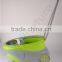 easy going mop and power saving spin mop with two wheels