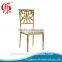 Foshan furniture market high-class brief stainless steel chair for sale