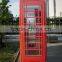 Antique red public telephone booth Bristish Telephone Booth for sale