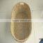 oveal hand woven seagrass basket