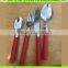 16pcs cutlery set with plastic handle