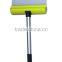 universal silicone wiper blade, telescoping long handled window wiper