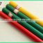 color painting wooden stick for cleaning tools