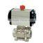 High quality casting iron pneumatic ball valve