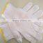 White Knitted Cotton Working Safety Gloves with Factory Price