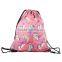 Customized Cheap Polyester Draw String kids drawing bag
