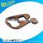 Music notation shape bottle opener with zinc alloy