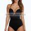 Wholesale OEM Service Fashion Sexy Open Girl Women Cheap One Piece Black Bodysuit