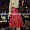 Supplier Famouse Brand Flouce Designer Straight Skirts Mature /Slim women's dress Suspenders