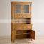 rustic oak wood small sideboard top with good design and 100% solid oak wood