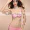 2015 Pink Front Closure Strapless Convertible Polyolefin Adhesive Bra