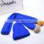 2017 new winter baby pompoms children knitted beanies scarf sets