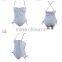dot print fabric ladies one piece swimwear