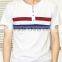 Custom stripe t shirt with buttons