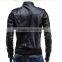 OEM Custom Wholeasler Leather Sleeve Cashmere Coat Men Wool Jackets With Hood