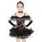 Children Ballroom Dance Wear Fringed Girls Competition Dance Dress