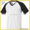 Wholesale Custom Youth Plain Striped Baseball Jersey