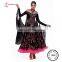 B-13153 Latest Black And Red Sequin Plus Size Ballroom Dance Dresses