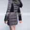 2015 New Women's Fur Collar long women's winter Silver grey down coat